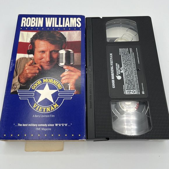 Good Morning, Vietnam VHS 1987 Robin Williams Forest Whitaker War Comedy VGCond - Picture 7 of 7